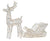 Outdoor LED Reindeer with Sleigh Christmas Decoration - Warm White Lights - 70cm