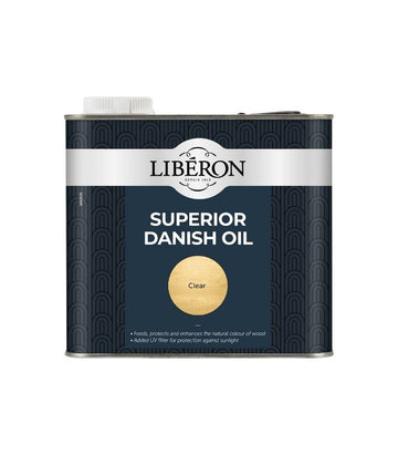 Liberon Superior Danish Oil - Enhances and Protects Wood  - All Sizes
