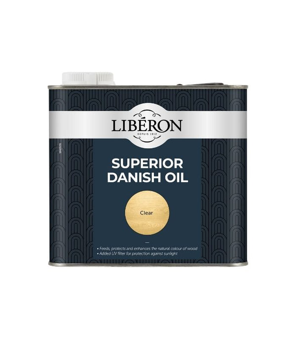 Liberon Superior Danish Oil - Enhances and Protects Wood  - All Sizes