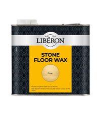 Liberon Stone Floor Wax - Protects, Nourishes and Enhances - 2.5 and 1 Litre