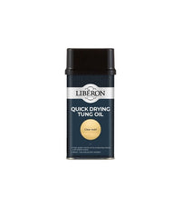 Liberon Quick Dry Tung Oil - Interior and Exterior Natural Wood Oil  - All Sizes