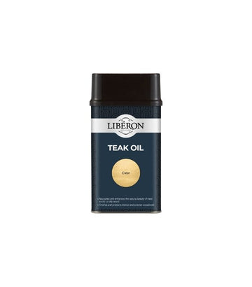 Liberon Teak Oil - With UV Filters  - 250ml, 500ml, 1 Litre and 5 Litre