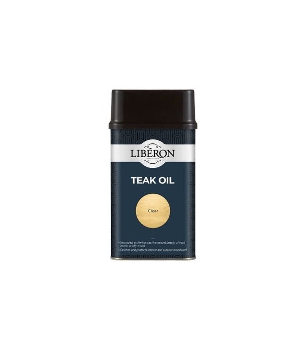Liberon Teak Oil - With UV Filters  - 250ml, 500ml, 1 Litre and 5 Litre