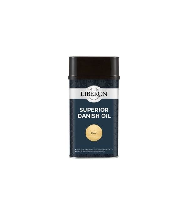 Liberon Superior Danish Oil - Enhances and Protects Wood  - All Sizes