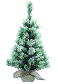 Mini Tabletop Snowy Vancouver Green Christmas Tree - 75CM