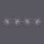 LED Light Up Outdoor Christmas White Sparkle Ball Lights - Pack of 4 - 30cm