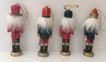 Premier Wooden Christmas 4 Piece Nutcracker Set - 12.5cm