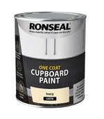 Ronseal Water Based Melamine & MDF One Coat Cupboard Paint - All Colours - 750ml