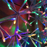 Premier Starburst Snowflake with 240 Multi Coloured LEDs Christmas Light - 60cm