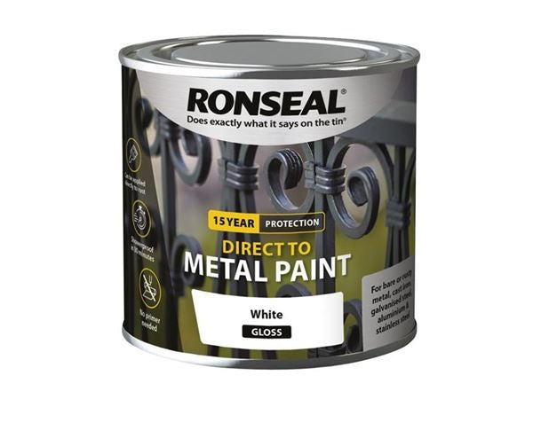 Ronseal 15 Year Protection Direct to Metal Paint - All Colours - All Sizes