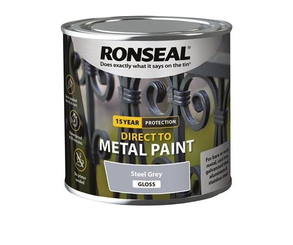 Ronseal 15 Year Protection Direct to Metal Paint - All Colours - All Sizes