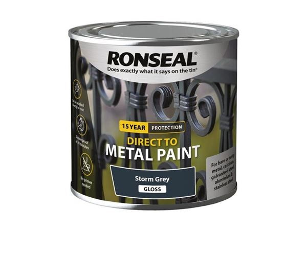 Ronseal 15 Year Protection Direct to Metal Paint - All Colours - All Sizes