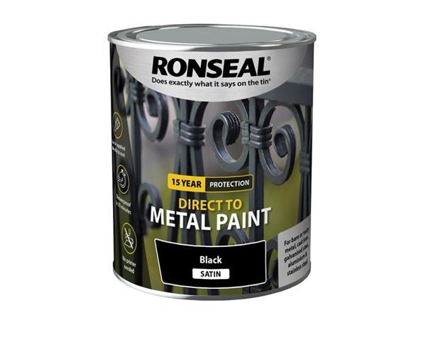 Ronseal 15 Year Protection Direct to Metal Paint - All Colours - All Sizes