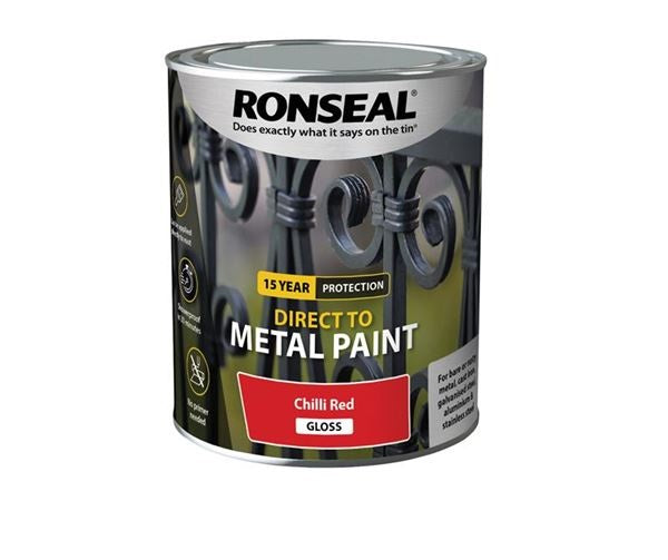 Ronseal 15 Year Protection Direct to Metal Paint - All Colours - All Sizes