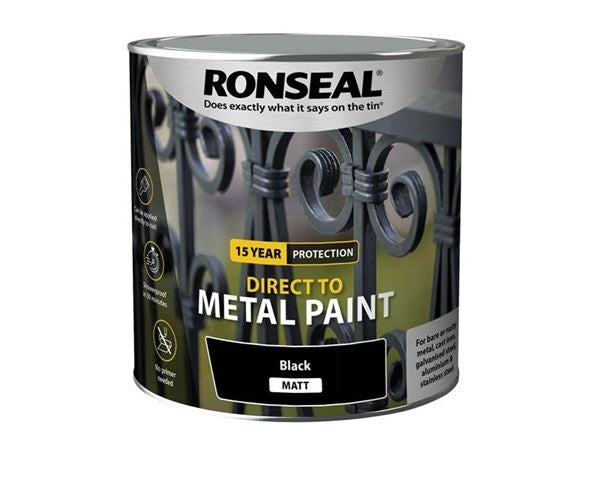 Ronseal 15 Year Protection Direct to Metal Paint - All Colours - All Sizes