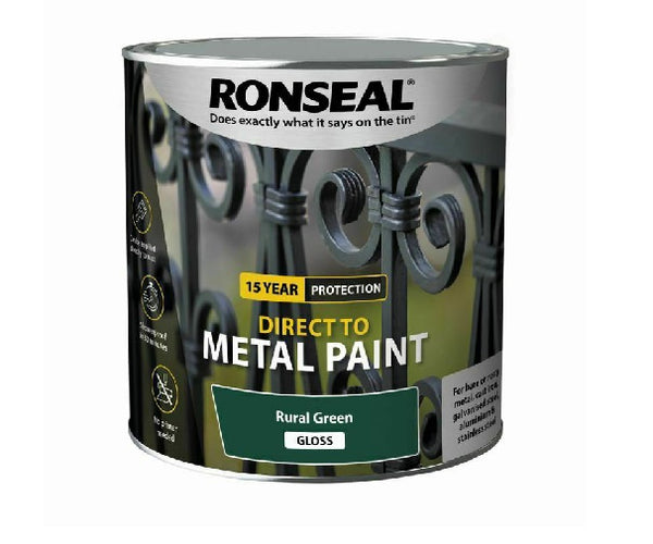 Ronseal 15 Year Protection Direct to Metal Paint - All Colours - All Sizes