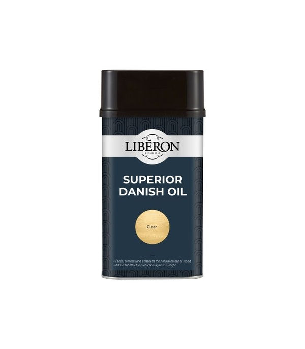Liberon Superior Danish Oil - Enhances and Protects Wood  - All Sizes