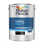 Dulux Trade Vinyl Matt - Brilliant White - White - Black and Colours - 2.5 & 5L