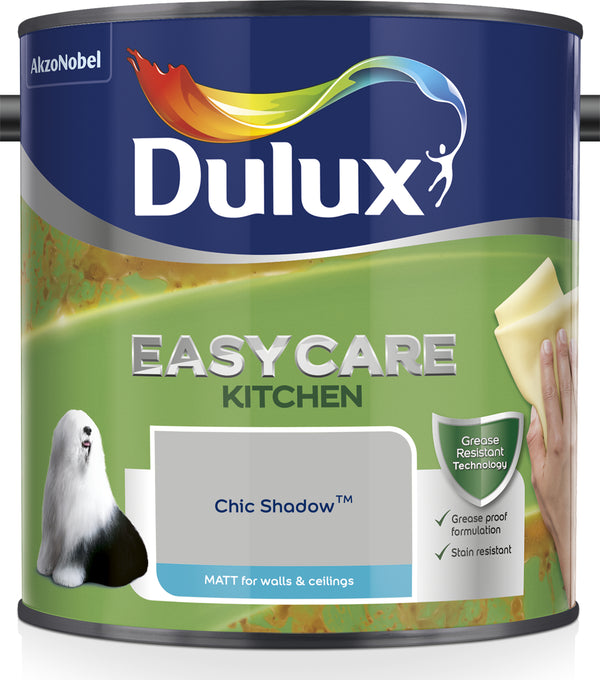 Dulux Easycare Kitchen Matt Emulsion Paint  - 2.5 Litre - All Colours