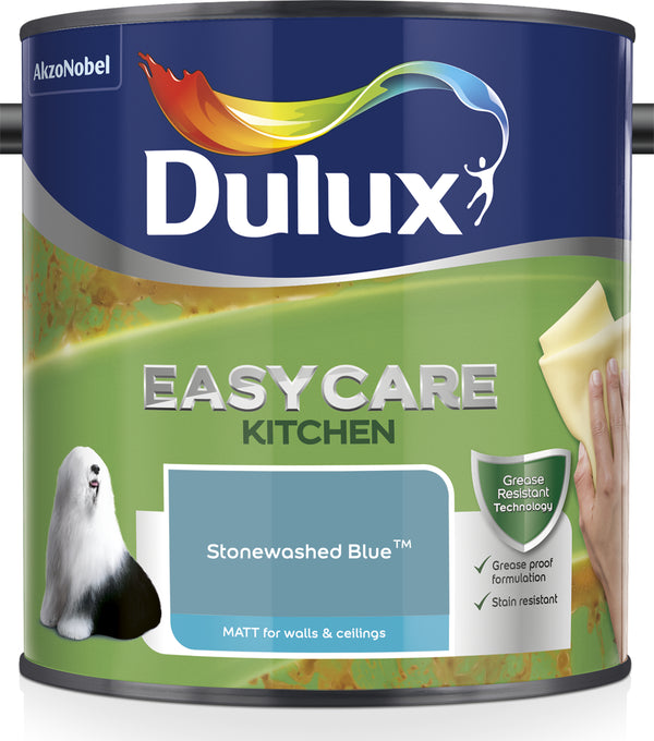 Dulux Easycare Kitchen Matt Emulsion Paint  - 2.5 Litre - All Colours