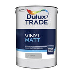 Dulux Trade Vinyl Matt - Brilliant White - White - Black and Colours - 2.5 & 5L