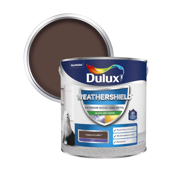 Dulux Retail Weathershield Exterior Satin Paint - All Colours and Sizes