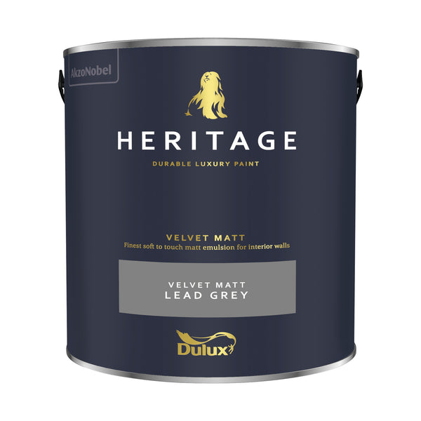 Dulux Heritage Velvet Matt Emulsion Paint - 2.5 Litres - All Colours