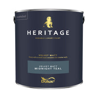 Dulux Heritage Velvet Matt Emulsion Paint - 2.5 Litres - All Colours