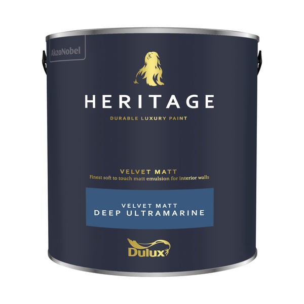 Dulux Heritage Velvet Matt Emulsion Paint - 2.5 Litres - All Colours