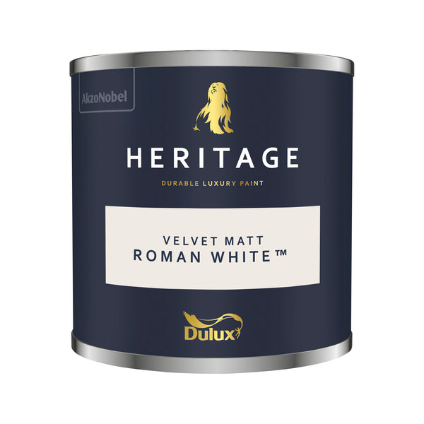 Dulux Heritage Velvet Matt - 125ml Tester Pot - Whites and Pale Tones