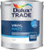 Dulux Trade Vinyl Matt - Brilliant White - White - Black and Colours - 2.5 & 5L