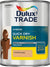 Dulux Trade Quick Dry Varnish Clear Gloss & Satin - All Sizes