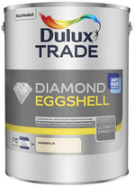 Dulux Trade Diamond Eggshell - Pure Brilliant White / Magnolia - All Sizes