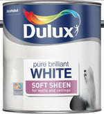 Dulux Retail Soft Sheen Paint - Pure Brilliant White - All Sizes