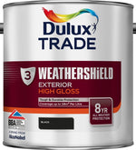 Dulux Trade Weathershield Exterior High Gloss - All Colours - All Sizes