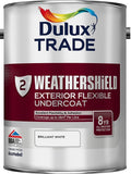 Dulux Trade Weathershield Exterior Flexible Undercoat Brilliant White Dark Grey