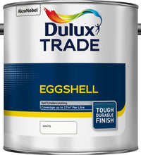 Dulux Trade Eggshell Pure Brilliant White / White / 2.5 Litre or 5 Litre