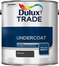 Dulux Trade Undercoat Brilliant White / White / Grey - 1L / 2.5L or 5 Litres