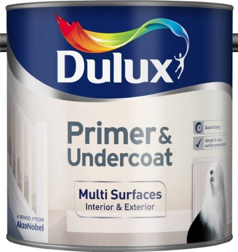 Dulux Multi Surfaces Primer & Undercoat Quick Dry 250ml / 750ml / 2.5 Litres