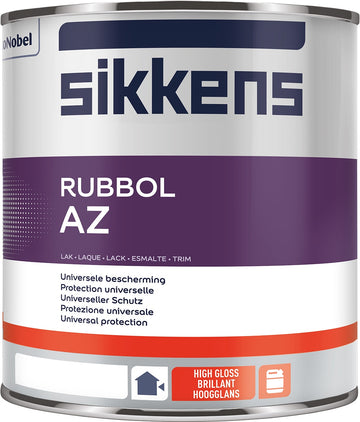 Sikkens Rubbol AZ Plus Gloss Paint - 1 Litre - White