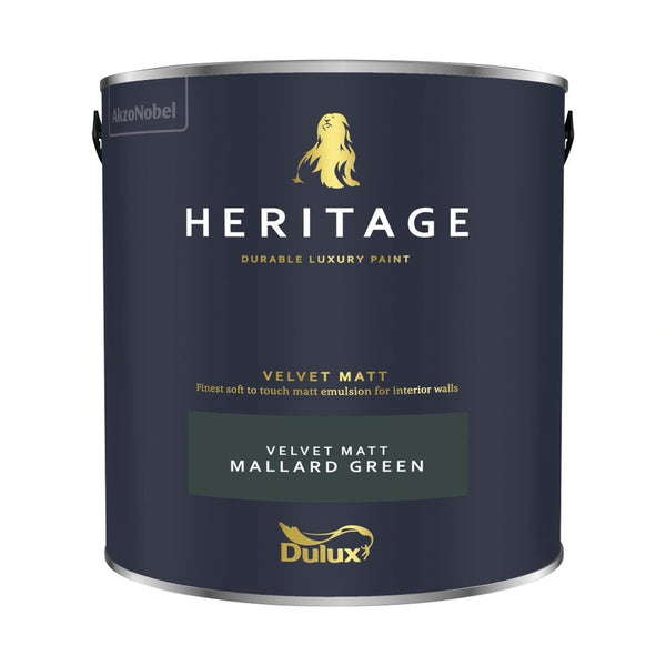 Dulux Heritage Velvet Matt Emulsion Paint - 2.5 Litres - All Colours