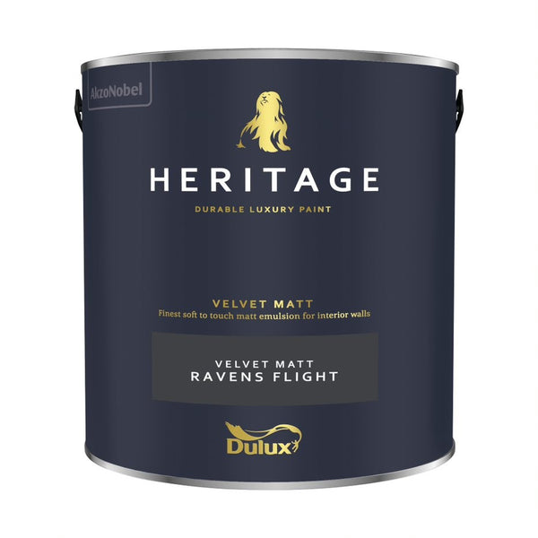 Dulux Heritage Velvet Matt Emulsion Paint - 2.5 Litres - All Colours