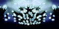 Premier 100 Multi Action Battery Operated LED with Timer White
