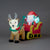 Snowtime 103cm Giant Inflatable Santa & Reindeer with Sleigh Christmas Display