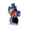 Premier Snowman Infinity Christmas Decoration Light - 60cm