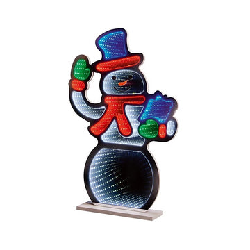 Premier Snowman Infinity Christmas Decoration Light - 60cm