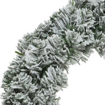 Snowy Imperial Christmas Wreath Large Festive Door Decoration - 50cm Diameter