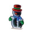 Premier Standing Snowman Infinity Christmas Decoration Light - 60cm