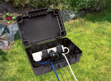 Outdoor IP44 Weatherproof Connection Box - Outdoor Electrical Connections