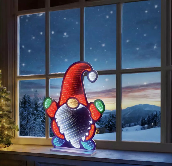Premier Gnome Infinity Christmas Decoration Light - 60cm